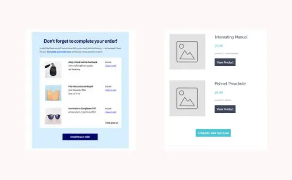 Abandoned Cart Email Templates